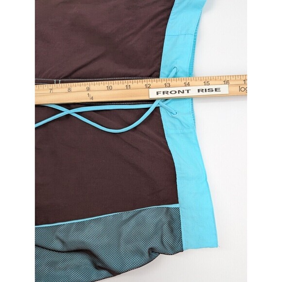 Womens Board Shorts 16W Brown Swim Bottom Built in Brief 3" Inseam Cruise Resort - Picture 12 of 13